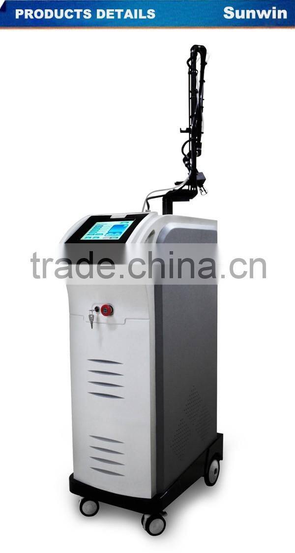 2016 hot sale laser skin renewing , skin rejuvenation, RF fractional CO2 laser dermabrasion
