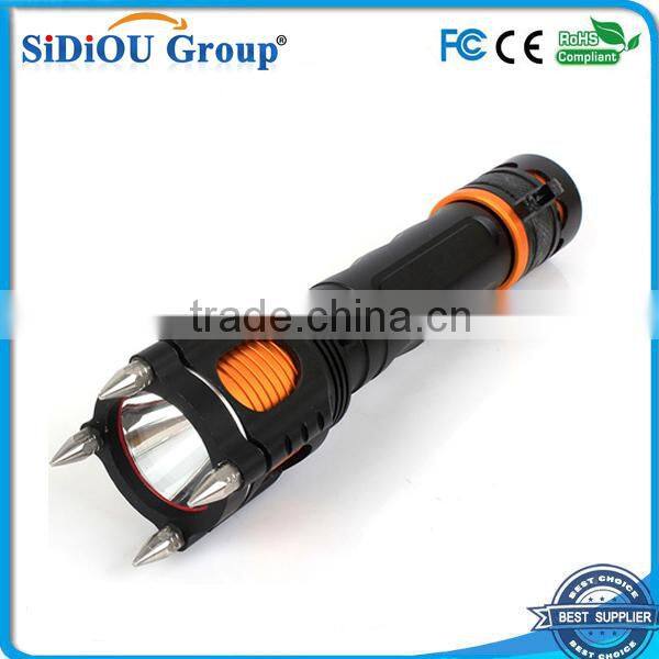 led rechargeable multifunction flashlight