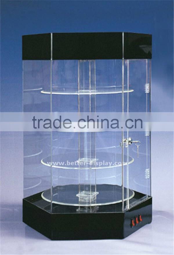 wholesale acrylic organic glass perfume display cabinet
