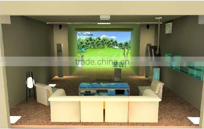 screen golf simulator