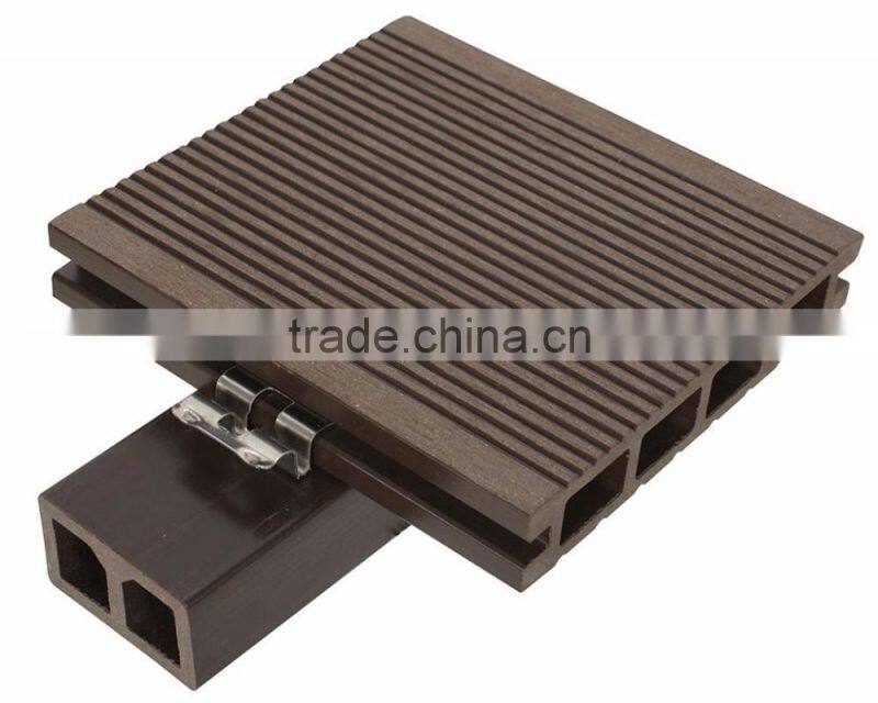PVC Outdoor Decking Composite Flooring SGS FSC ISO