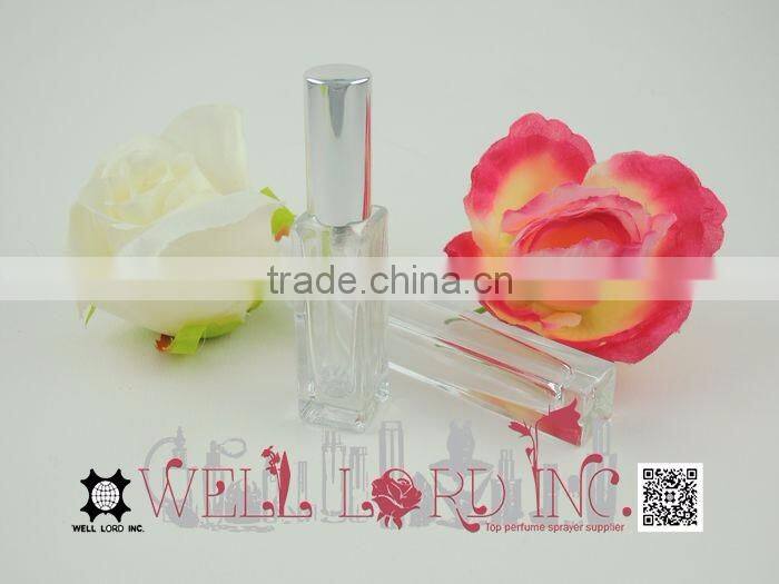 7ml fashion colorful with gold cap perfume pump sprayer