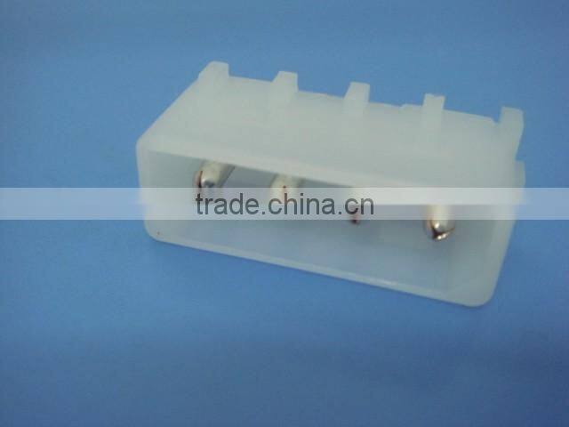 5.08mm pitch vertical PCB Mounting Orientation wire to board pin header connector TE 4 pin connector tyco 350424-1