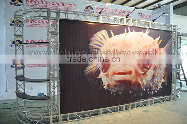 2015 hotsale Exhibition steel aluminum truss trade show display booth