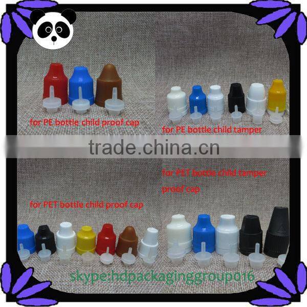 10ml 30ml e liquid pe plastic dropper bottle with childproof and tamper evident cap