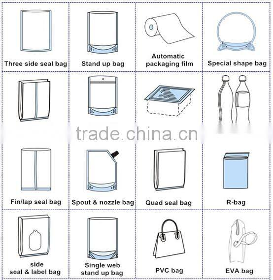 2016 High-end printing spout plastic stand up pouch, plastic food packaging pouch