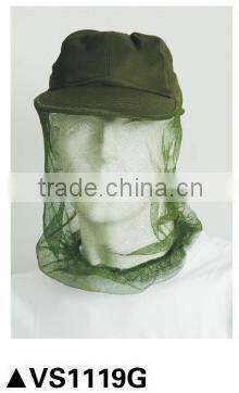 2016 new camo nylon mosquito mesh head net for outdoor activities