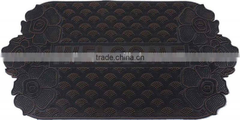 Good quality injection door mats antiSlip Entrance PVC floor mat