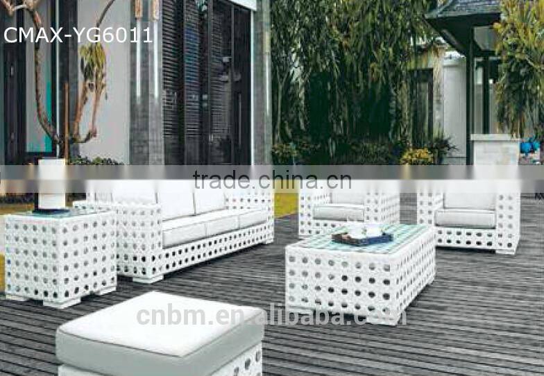 100% hand Rattan/Wicker Patio Sofa Outdoor Furniture Garden Sofa CMAX-6017