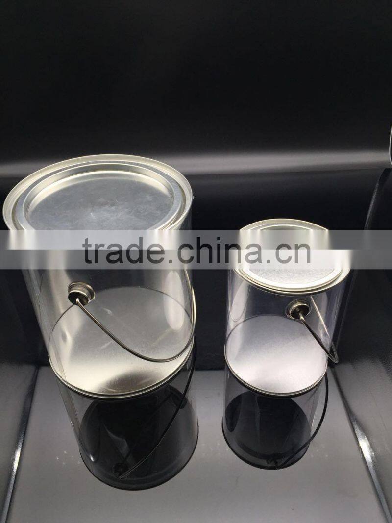 102mm diameter small round tin box with lid