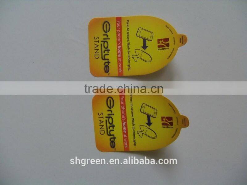 Glossy paper sticker for clothes