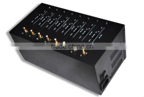 AT command bulk SMS/ MMS 8 ports gprs gsm modem pool usb/rs232