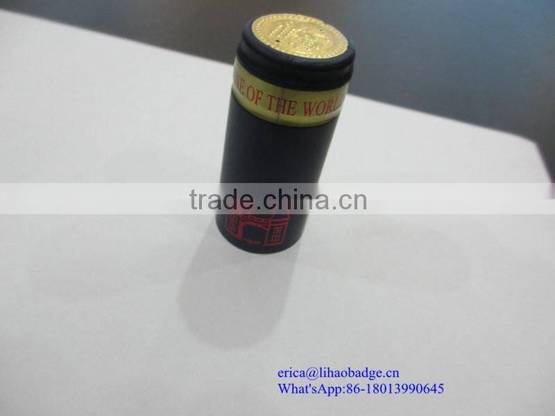 High Quality Colorful Clear Plastic Bottle Cap Shrink Wrap