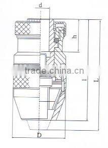 light type slef-tighting drill chuck taper mounted