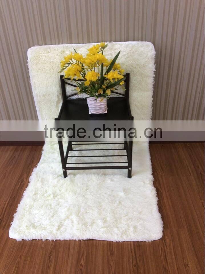 New Black Finish Metal Night Stand Accent Table with 2 Shelves