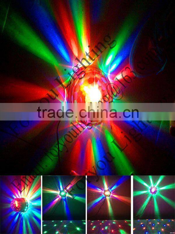High power and efficiency new products 48*f5mm rgb leds,3*3w rgb leds led rgb crystal ball effect