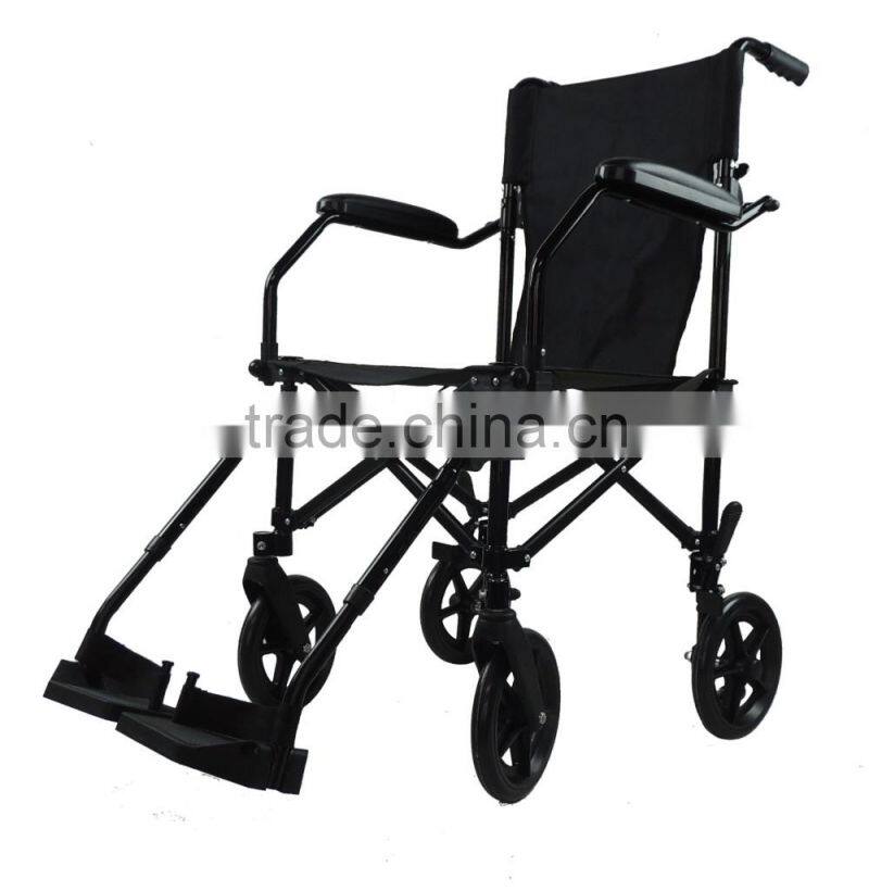 folding ultralight weight transport multifuctional aluminium wheelchair