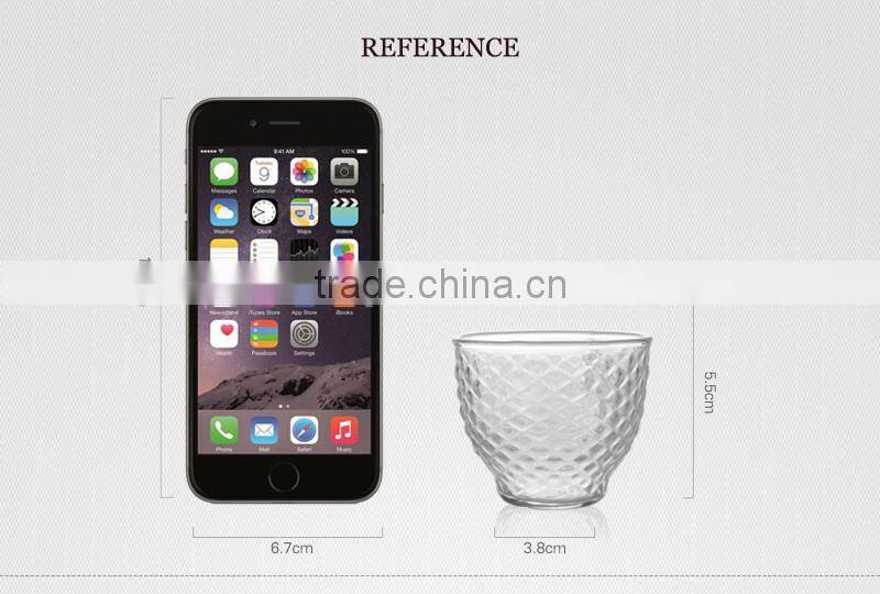 120ml small shot glass tea cup heat resistant glassware N6466