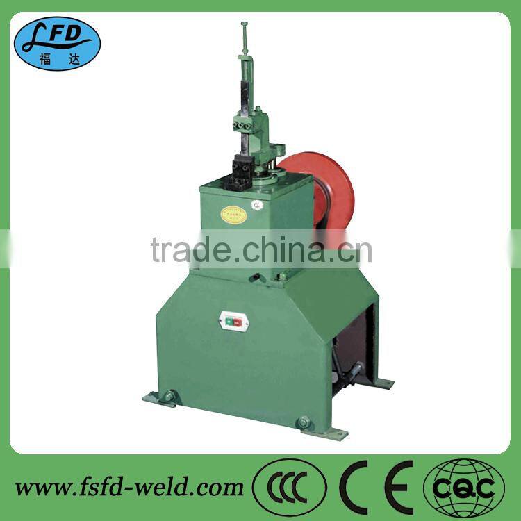 Edge trimming machine for wire iron stainless steel fan cover