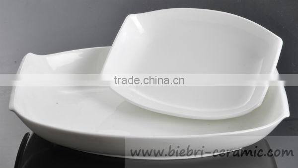 Ceramic Porcelain Fine Bone China Hotel Restaurant Party Logo Decal Artwork Customized Mash And Serve Bowl