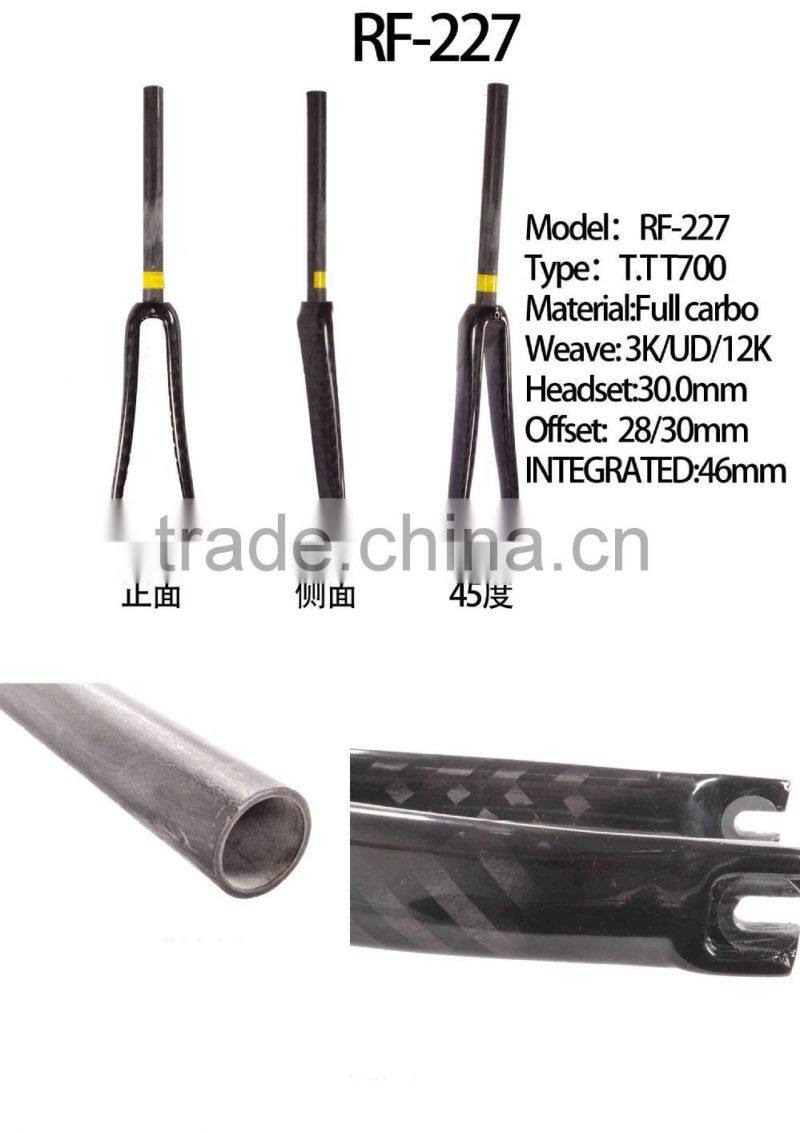 Wholesale Cheap price DIY Carbon disc brake road bicycle fork from trade assurance supplier