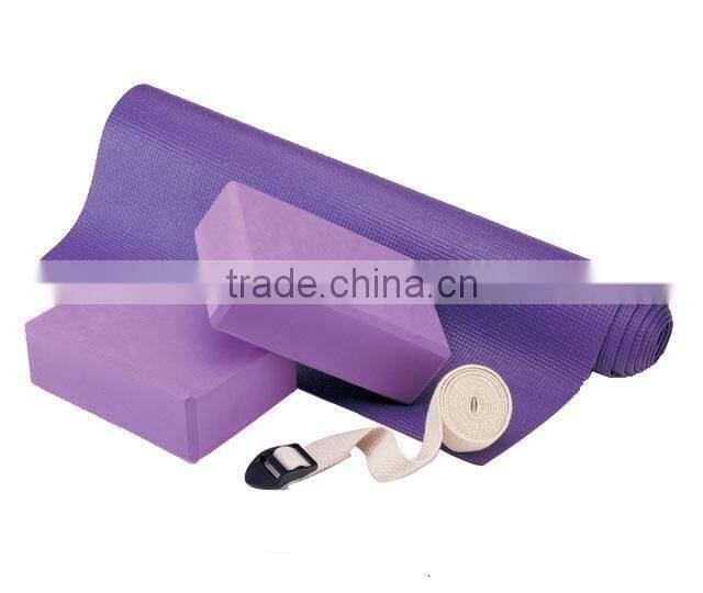 High quality Yoga Mat Set,Gym Ball kit,Pilates Yoga set with Block with sprot