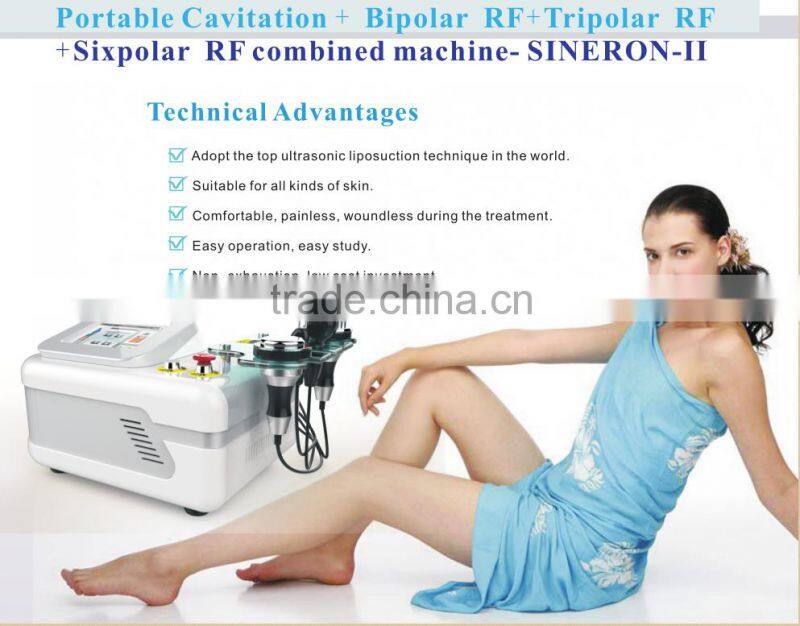 Cavitation Body Contouring cavitation rf machine/Cavitation Machine with CE approved-SINERON-II
