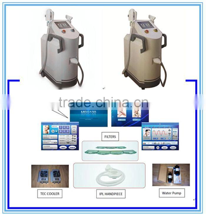 Multifunctional IPL 808nm diode laser hair removal beauty machine