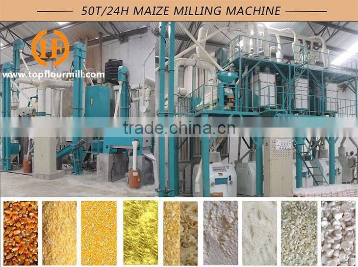50t maize flour milling machine in Africa