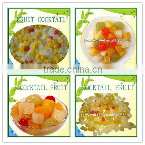 new crop canned fruit cocktail in tin canned fruit in syrup