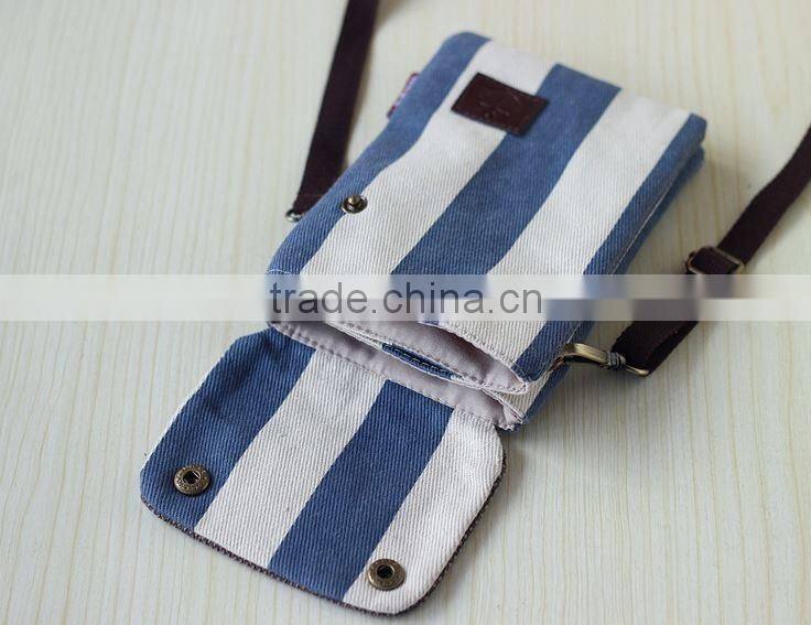 alibaba china supplier high quality canvas mobile phone shoulder bag with handles