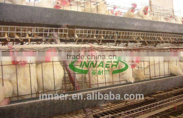 3 tiers galvanized Poultry cage for Nigeria/Tanzania poultry farm