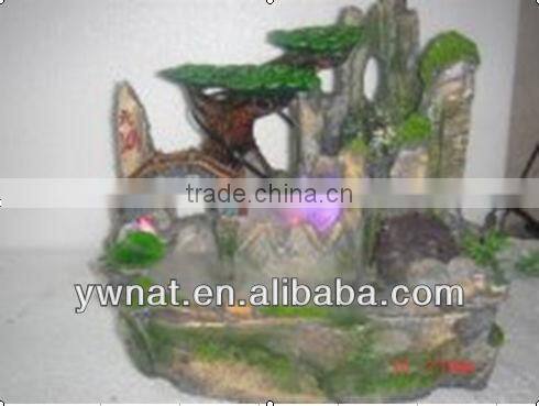2013 new design and cheapest decorative resin water fountain for indoor or office