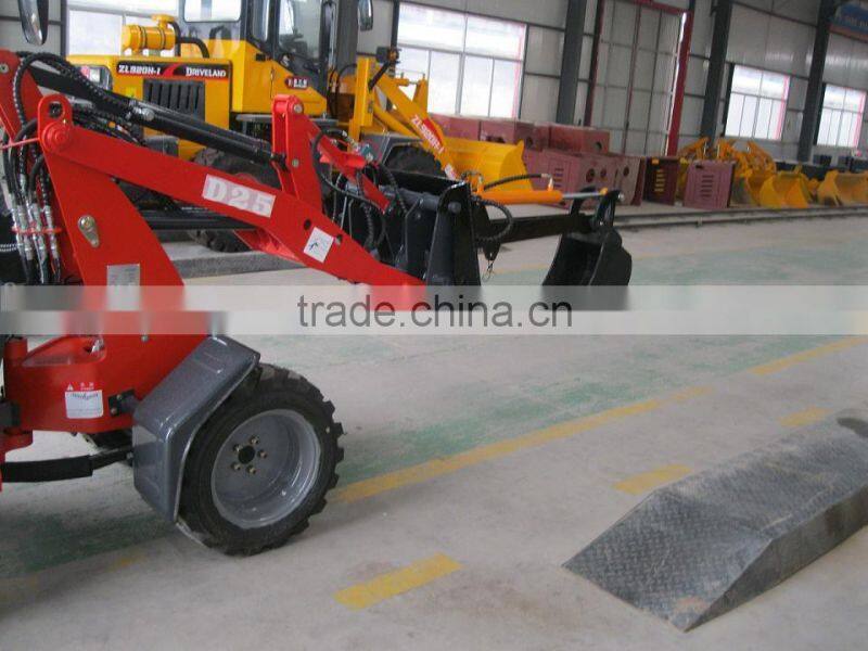 Chinese new style with Quick Hitch and Joystick mini wheel loader