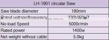 Power tools electric circular saw