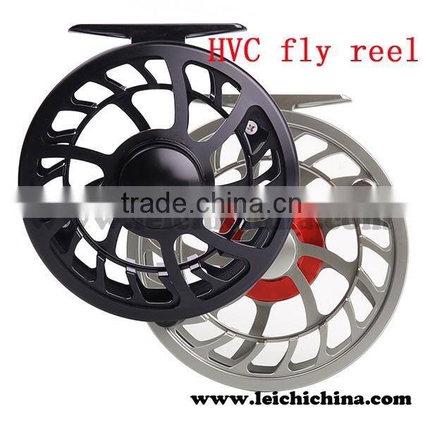 Large arbor cork drag aluminum cnc fly reels leichi