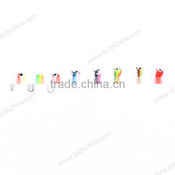 different types wholesale rain drop tungsten ice fishing jigs