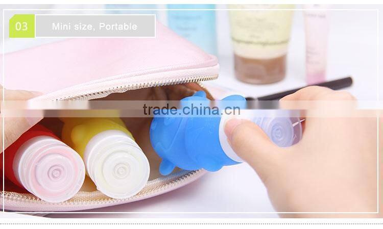 Most popular lovely monkry squeezable silicone travel bottle