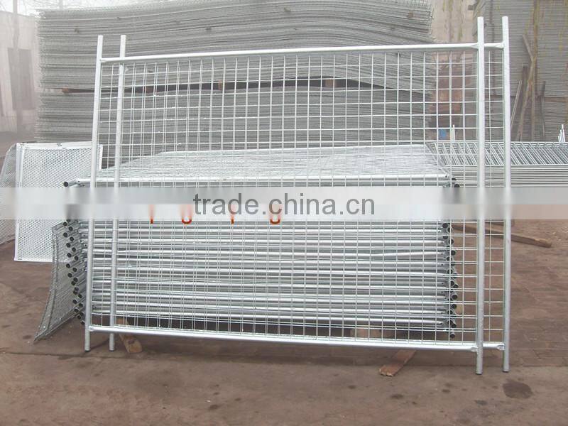 galvanized temporary swimming pool fence