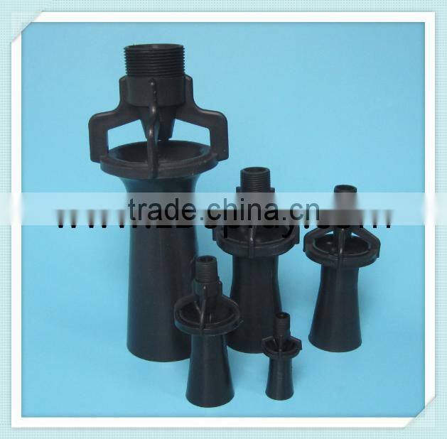 Stainless steel Metal or Plastic Mixing Eductor Fluid Jetting Spray Nozzle