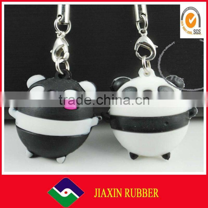 Promotional custom fashion silicone hang mobile phone strap