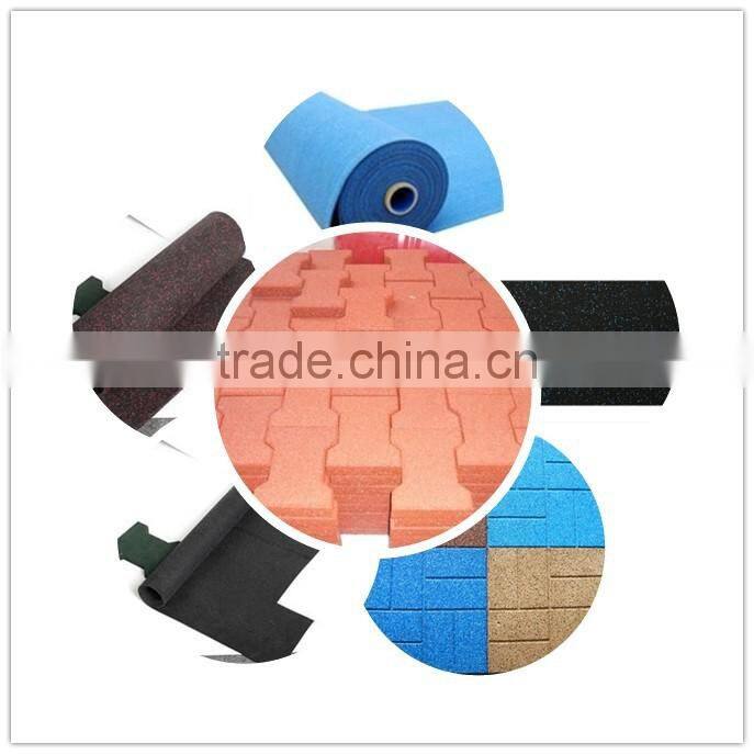 Sound Insulation Rubber Flooring for Fitness Room/Gym Rubber Flooring