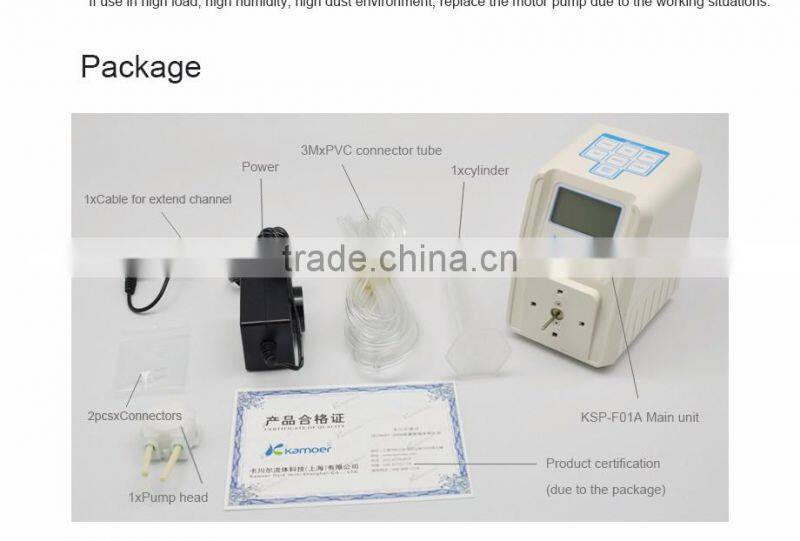 KSP-F01A kamoer digital peristaltic dosing pump