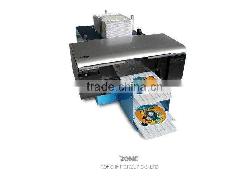 Best Selling cd dvd Printing Machine with 6 colors and High Resolution cd dvd Printer