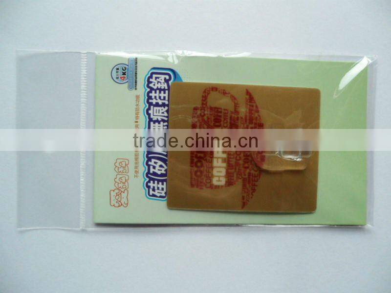 Fashion silicone houseware removable Decorative hook