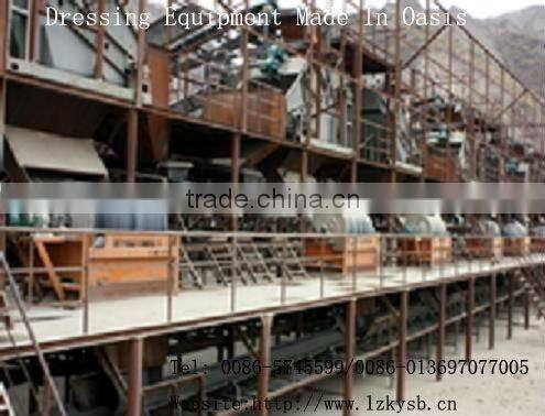 High intensity magnetic separator for iron wet separation