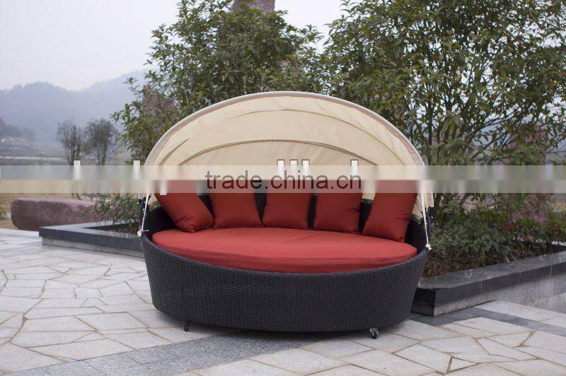 garden rattan bed