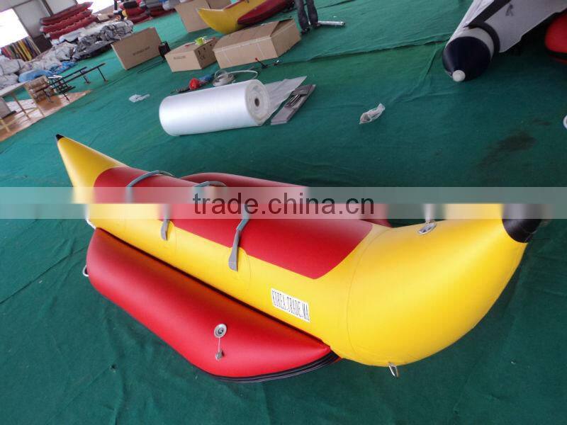 PVC material inflatable banana boat