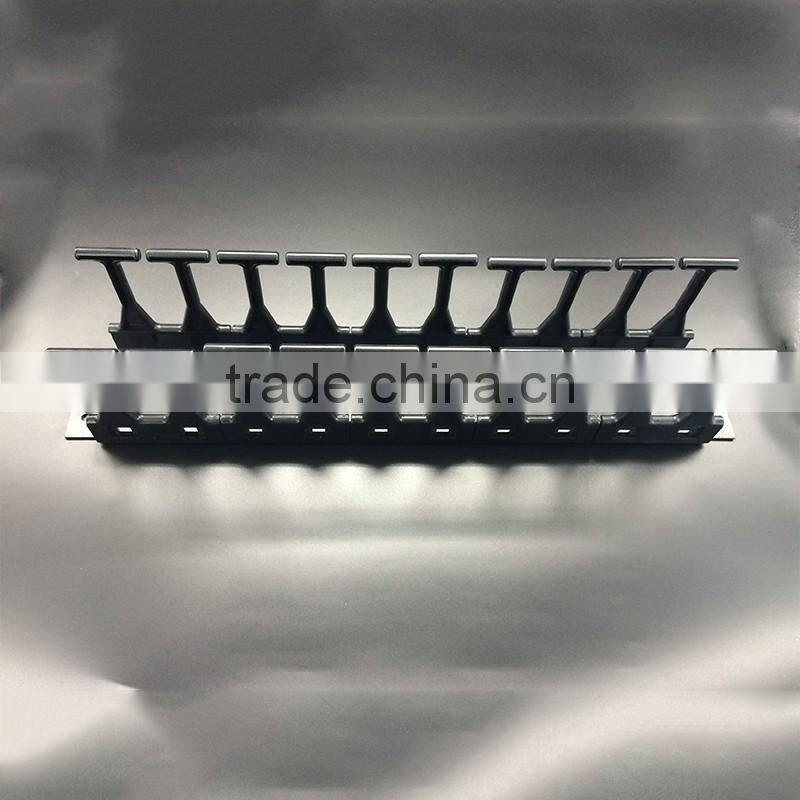 free-combination Cable Management Ring For Flexible Cable Management,install on Network Cabinet