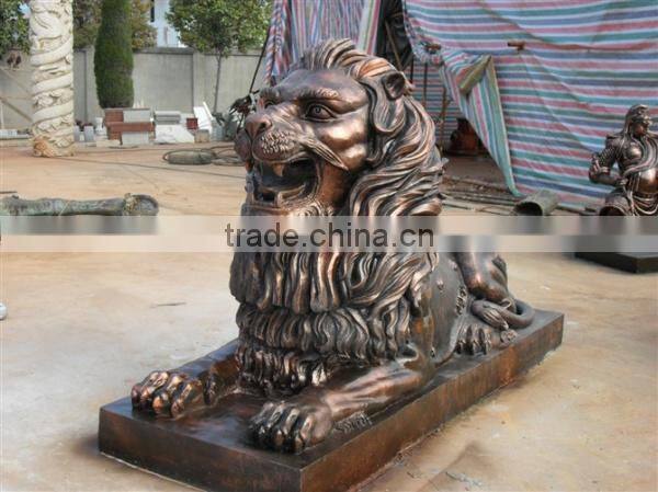 Outdoor Decoration Bronze Lion Statues